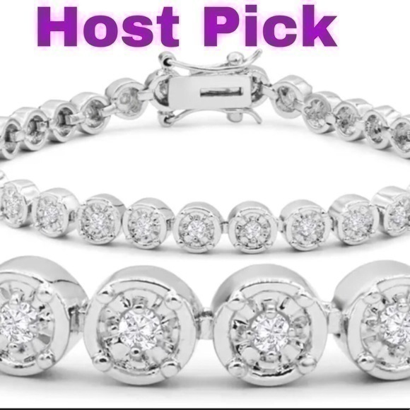 Beautiful 1ct diamond bracelet - Picture 1 of 16